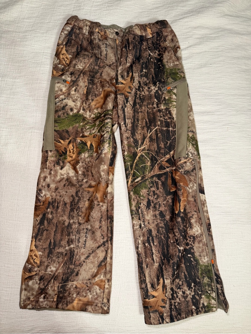 Cabela's Kids Cargo Pants - Brown/Green Camo